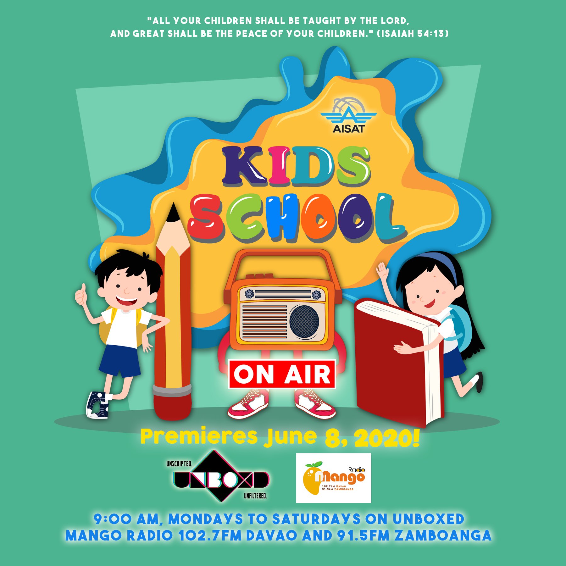 Kids School On-Air tune in to Mango Radio