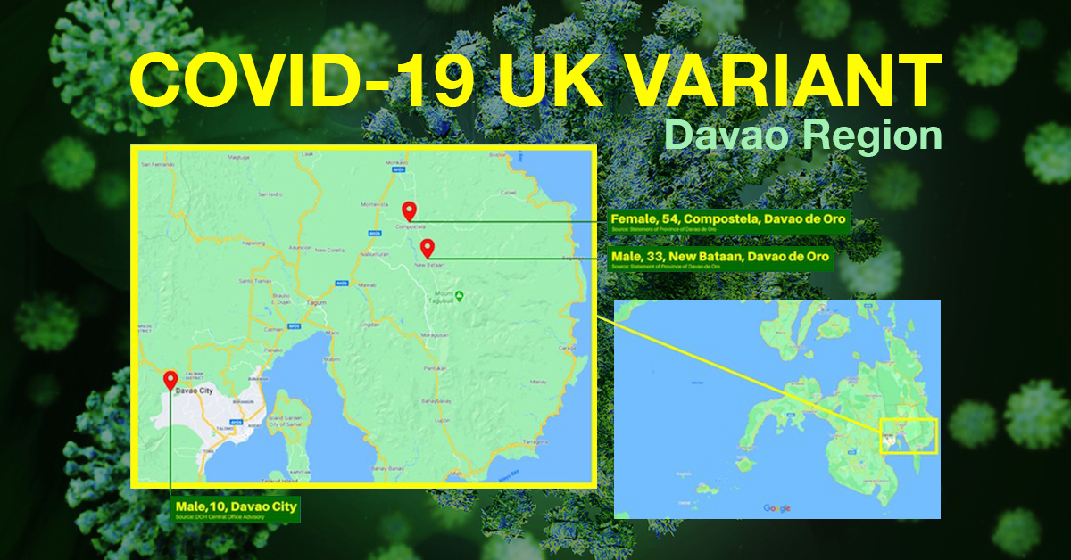 UK Variant of COVID-19 Enters Davao Region