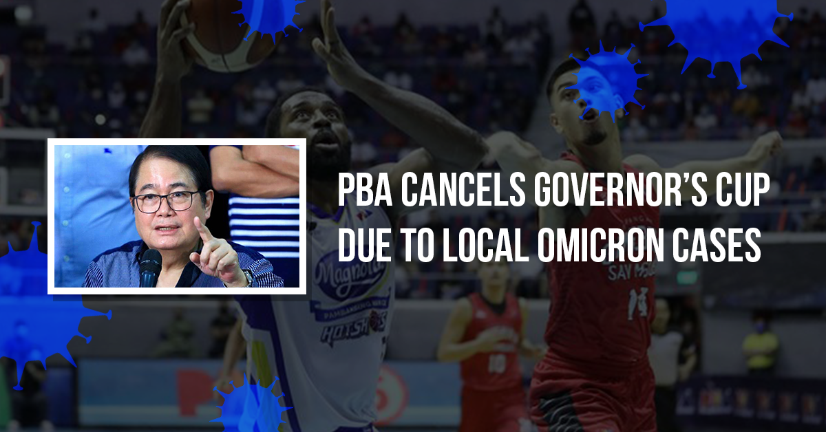 PBA Cancels Governors’ Cup