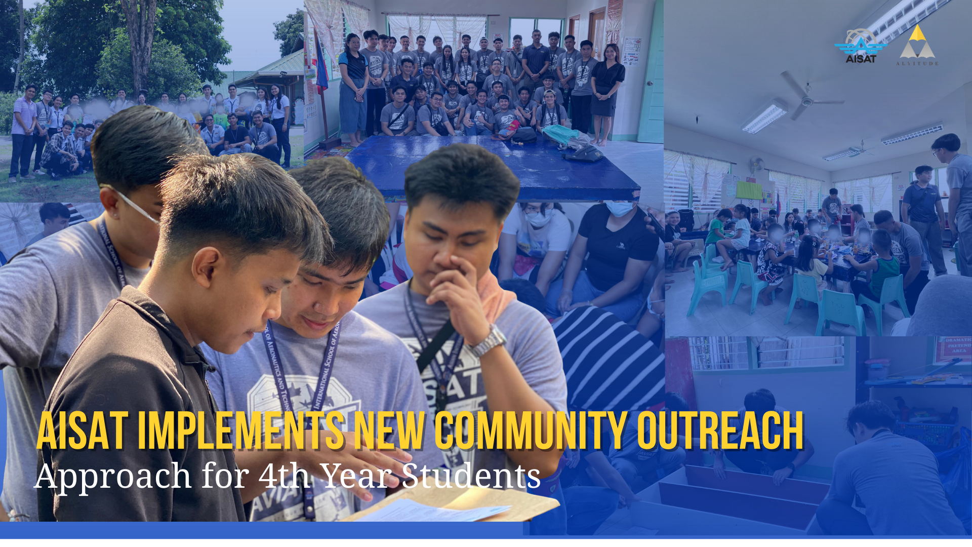 You are currently viewing AISAT Fourth-Year Students Pioneer New Community Extension Approach