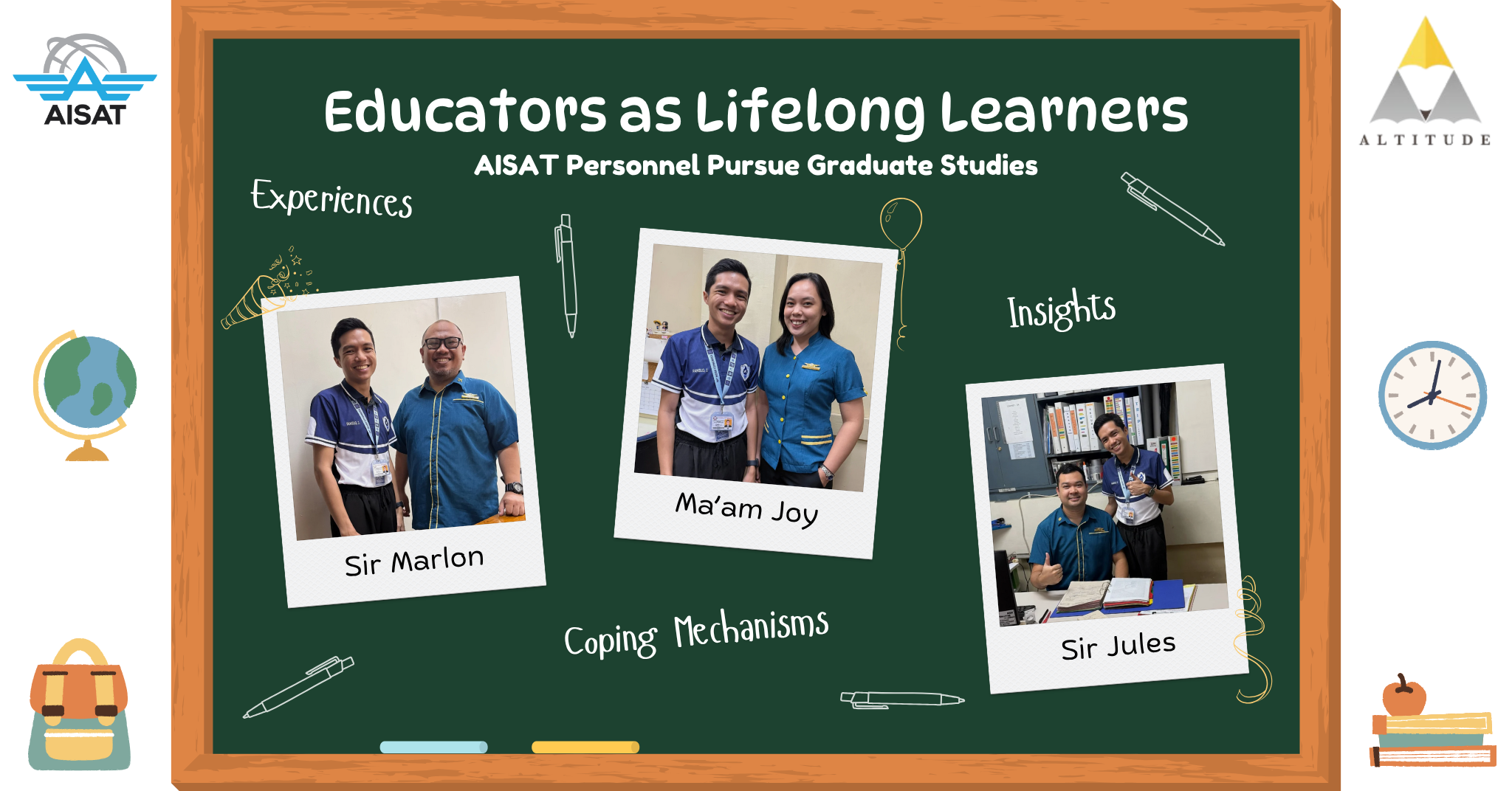 You are currently viewing Educators as Lifelong Learners: AISAT Personnel Pursue Graduate Studies