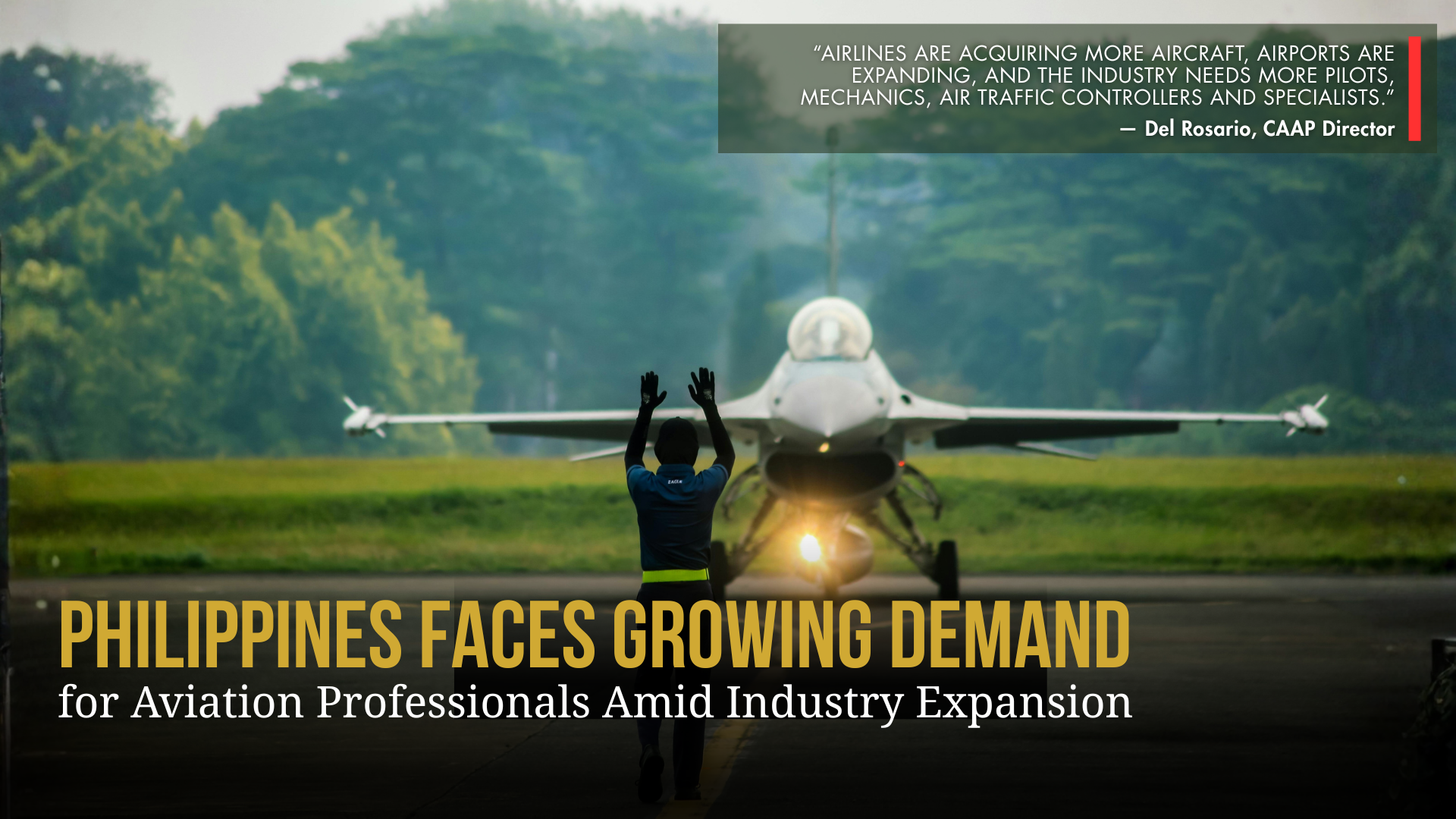 You are currently viewing Philippines Faces Growing Demand for Aviation Professionals Amid Industry Expansion