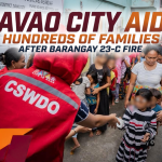 Davao City Aids Hundreds of Families After Barangay 23-C Fire